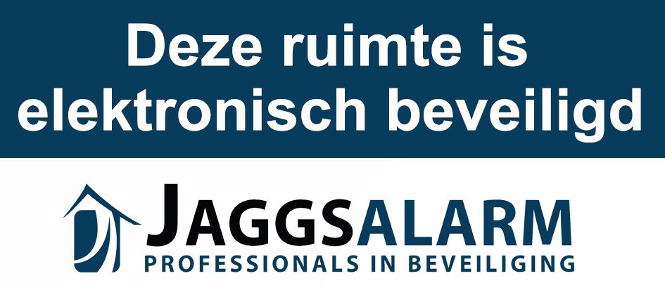 Autocollant de sécurité Jaggs Alarm